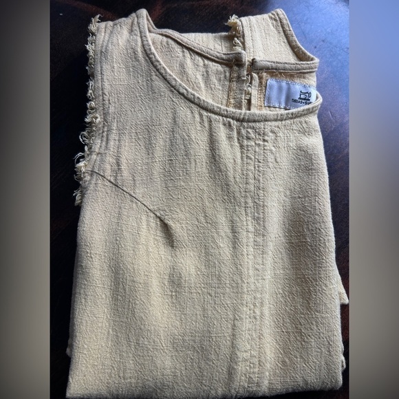 Thread & Supply Sleeveless Yellow Dress Size Small - Picture 10 of 10